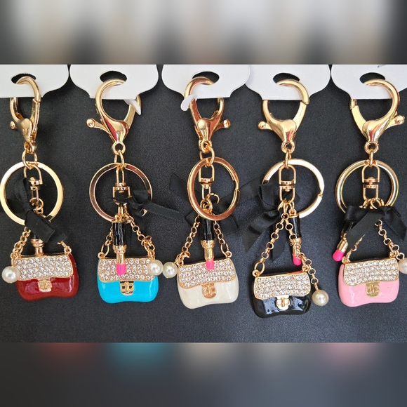 Accessories - Pick(3)for ONLY $29🎉-Handbag, Lipstick & Pearl Keychain/Bag Charms 💄NWT